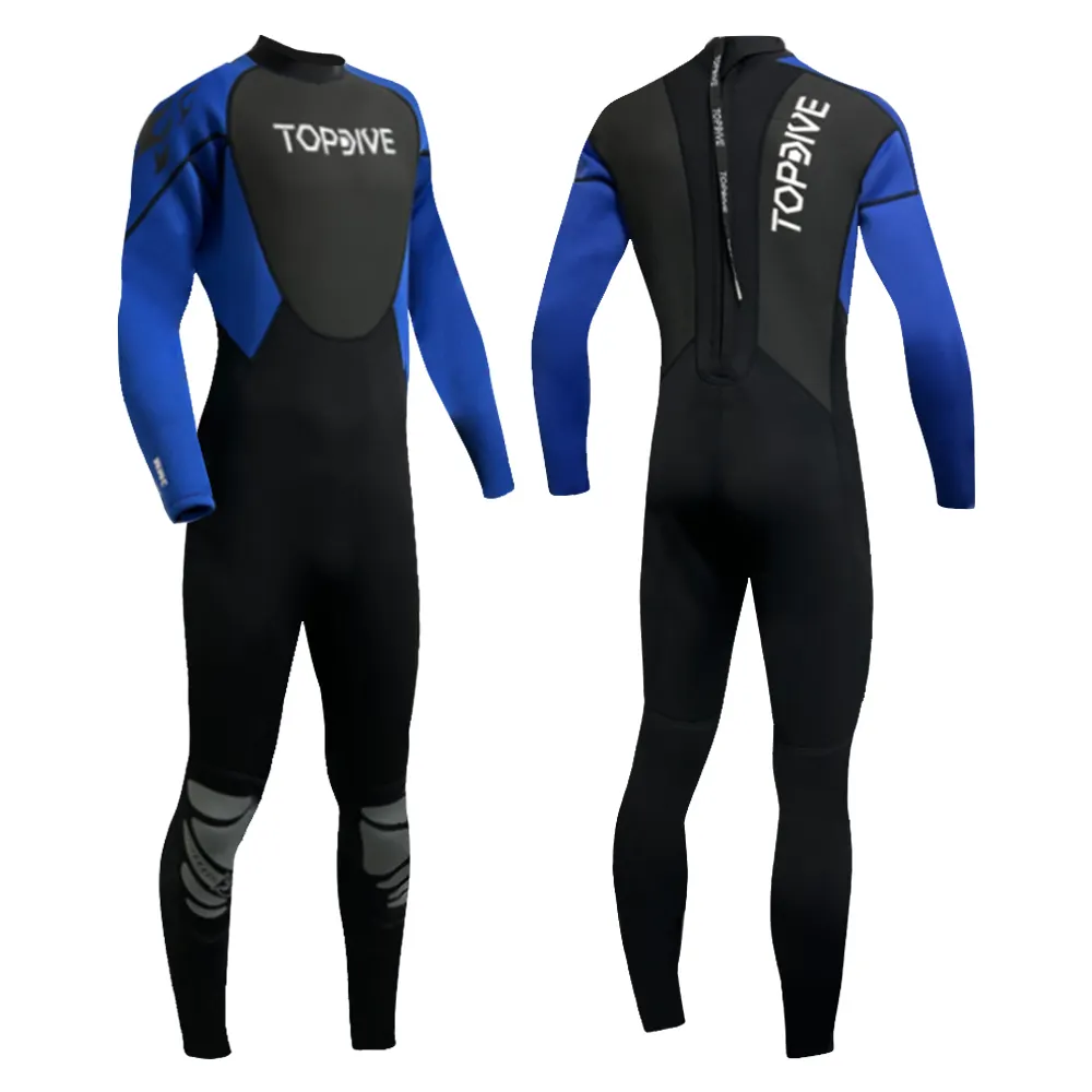 Roupa de mergulho de neoprene para homens, roupa de corpo inteiro de 3 mm para mergulho em água fria, surf, natação e mergulho