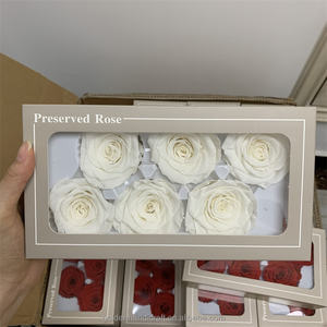 QSLH-A310 B Grade Meilleure Qualité Chine Réel Naturel Éternel Pour Toujours Immortel Tête De Fleur Roses Préservées - Product Image 3