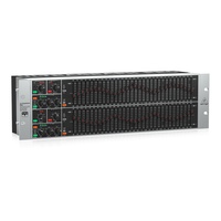 Égaliseur double 31 bandes Behringer FBQ6200HD avec détecteur de feedback, analyseur audio pour système PA, équipement de studio musical