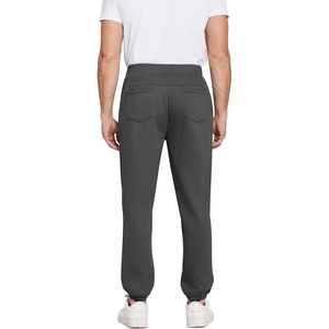 FOXA <b>Men's</b> Fleece Sweatpants <b>Cuffed</b> <b>Joggers</b> Warm Cotton Baggy Pants With Elastic Waist Breathable Design - Product Image 2