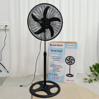 Ventilateur sur pied électrique 18 pouces 1 en 1, hauteur réglable, économe en énergie, oscillant, portable, silencieux, 3 vitesses