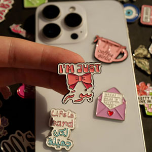 Etiquetas Adhesivas Divertidas con Temática <span class=keywords><strong>de</strong></span> Ángel, Doradas, para Coche, con Diseño 'You and Me Near Cut Return' y Número <span class=keywords><strong>de</strong></span> Planificador Impreso - Product Image 4