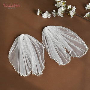 YouLaPan VG40A New Detachable Short Top <strong>Wedding</strong> Dress Fashion Shawl Belt Clip Bridal <strong>Wedding</strong> <strong>Cardigan</strong> - Product Image 3