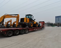 Niveleuse à moteur GR215A 6 roues motrices avec une force de traction élevée