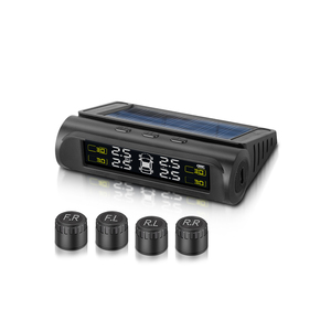 Lốp Không Dây Đồng Hồ Đo Bảng Điều Khiển Kính Chắn Gió Xe Áp Suất Lốp Màn Hình Hệ Thống USB Năng Lượng Mặt Trời Có Thể Sạc Lại <span class=keywords><strong>TPMS</strong></span> - Product Image 5