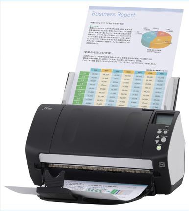 L Fujitsu Fi-7180 High-Speed Double-Sided Automatic Paper Feeding Fujitsu Fi-7180 Scanner