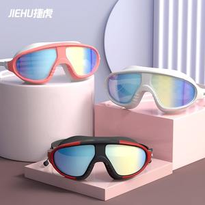 Jiehu – lunettes de natation pour adultes, lentille en PC, anti-buée, haute définition, lunettes de plongée professionnelles pour hommes et femmes, équipement de natation - Product Image 4