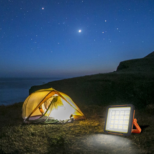 Usb recargable Smd aluminio Ip66 impermeable al aire libre 300W Mini Led Luz de inundación solar - Product Image 1