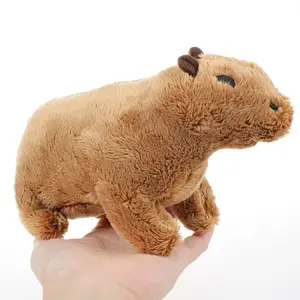 Kawaii Capybara Stuffed Animal Plush Soft Toys Custom Rodent Simulation Capybara Animal Toy