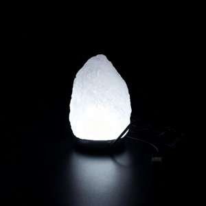 GANFENG Weiße USB Himalaya-Salzlampe LED-Lichtquelle Natürliche Luftreinigung <span class=keywords><strong>Negative</strong></span> Ionen-Emission Echte Salzkristalle für - Product Image 1