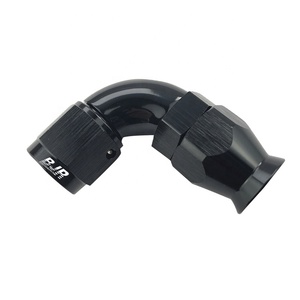 BJR Performance 45 degrés en aluminium femelle plein débit AN6 AN8 AN10 raccords PTFE - Product Image 6