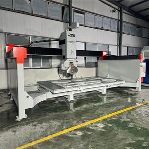 Machine de découpe de pierre CNC polyvalente 5+1 axes RBB HQ-3220DSM avec moteur de broche 5,5 kW et caméra pour plans de travail de cuisine/salle de bain - Product Image 1