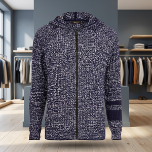 เสื้อสเวตเตอร์ถักมีฮู้ด - Product Image 3