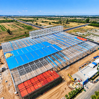 Atelier préfabriqué, structure en acier préfabriquée, structure d'atelier en acier, pas de soudage sur site pour une construction plus sûre