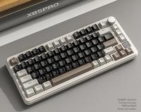 Attack Shark X85PRO Clavier mécanique à trois modes RVB Bt sans fil illuminé personnalisé échangeable à chaud avec affichage