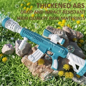 KSF Pistolet <span class=keywords><strong>à</strong></span> <span class=keywords><strong>bulles</strong></span> automatique <span class=keywords><strong>à</strong></span> 12 trous M416 pour enfants, jeux d'eau d'été en plein air, ensembles de jouets, machine <span class=keywords><strong>à</strong></span> <span class=keywords><strong>bulles</strong></span>, jouets pour enfants - Product Image 4