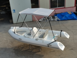 <span class=keywords><strong>3.9m</strong></span> thể thao du thuyền cứng nhắc hull <span class=keywords><strong>Inflatable</strong></span> Rib thuyền 390 sợi thủy tinh với PVC & hypalon 1.2 mét độ dày cho hồ trôi - Product Image 4