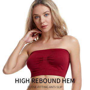 Top Tubo Gótico de Talla Grande, <span class=keywords><strong>Sin</strong></span> Tirantes, <span class=keywords><strong>Sin</strong></span> Relleno, Transpirable, <span class=keywords><strong>Sin</strong></span> Varillas, Ultrafino, de Nailon, con un Solo Hombro, Fruncido, para Verano - Product Image 4