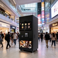 Distributeur automatique de café intelligent avec écran tactile de 32 pouces, fonction SDK, paiement par carte de crédit et pièces, conforme ADA, franke