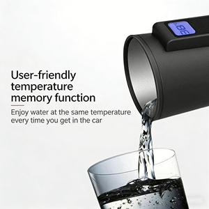 New Customizable 304 Stainless Steel Water Bottles <b>Smart</b> Temperature-Controlled Water Cup Electric Heated Mugs Car Mugs - Product Image 4