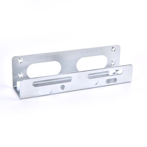 1 Pasang Braket HDD 3.5 Inch, Adaptor Floppy, Caddy Bay Hard Drive untuk SSD M.<span class=keywords><strong>2</strong></span>, Dudukan HDD 3.5 ke 5.25, Konversi Rangka Galvanis - Product Image 3