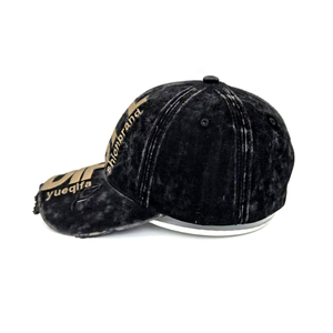 Gorra de Béisbol Estilo Dad Hat de Mezclilla Vintage de 6 Paneles, Lavada, Desgastada, Personalizada, Impermeable, con Visera Curva y Bordado a Mano - Product Image 2