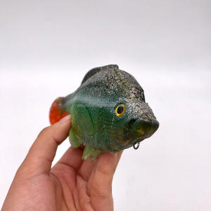 Leurre souple artificiel OEM Weiyu Panfish Lead Swimbait 15cm en PVC avec hameçon 4/0 pour maquereau, bar, brochet ou poisson-chat, gros leurres de pêche 136g - Product Image 1