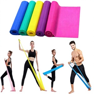 Bandas Elásticas de Resistencia para Ejercicio, Resistencia Ligera/Media, Alta Elasticidad, Ecológicas, Duraderas, Juego de Bandas Planas de TPE para Yoga - Product Image 1