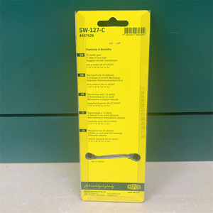 Clé à cliquet Refco 3/8 x 1/2 pouce, qualité industrielle, mâchoire réglable dentée - Product Image 3