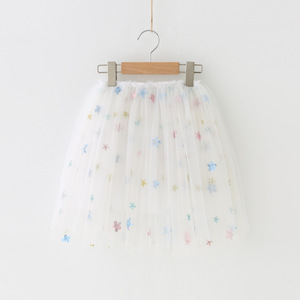 OA 60 jours OEM ODM OBM Nouveau design Robe tutu pour fille, Jupe tutu brodée étoile, Jupe de demoiselle d'honneur pour enfants - Product Image 3