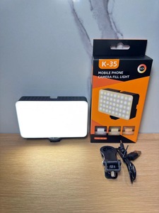 Éclairage photographique K-35, lumière de remplissage pour appareil photo de téléphone portable, pour la photographie et la vidéo, vlog de poche, direct - Product Image 4