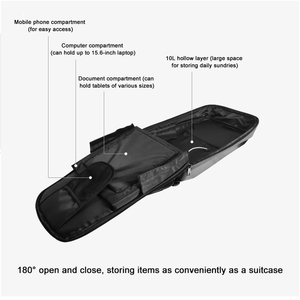 Sac à dos LED avec écran, petite résolution, promotion lumineuse en faveur de la publicité mobile, sac à dos LED Bluetooth en anglais - Product Image 5