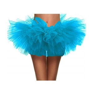 Mini-jupe fantaisie pour femme, jupe tutu en tulle à 5 couches, robe de soirée, robe de <span class=keywords><strong>danse</strong></span>, tenue de club, jupe tutu de carnaval, jupe tutu de fée - Product Image 1