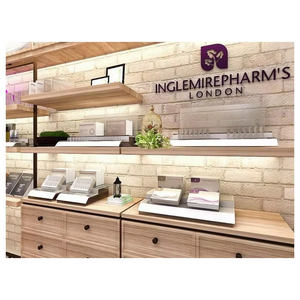 Présentoir de <span class=keywords><strong>Comptoir</strong></span> en Bois pour Cosmétiques et Maquillage, Modèle Carpenter Family Beauty Retail Store, Options Personnalisables - Product Image 4