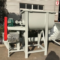 Mélangeur à ruban pour sols de grande capacité 500L, mélangeur à ruban pour pré-mélange 3000L, mélangeur à ruban pour ciment et mortier 200 kg avec pulvérisateur