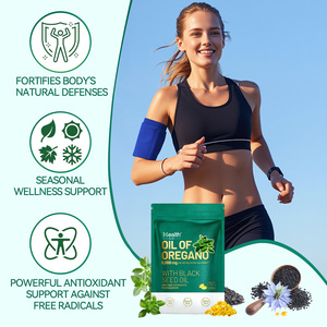 Compléments 2 en 1 en marque privée, capsules molles d'huile d'origan 6200 MG avec huile de nigelle pour un complément alimentaire quotidien naturel - Product Image 6