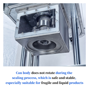 Máquina de Sellado al Vacío Manual Multifuncional para Latas de Pescado y Mariscos con Nitrógeno - Product Image 3