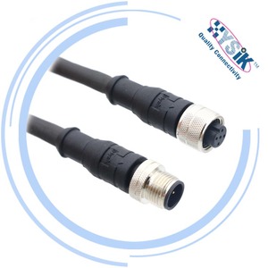 Cable flexible conector macho/hembra M12, código S de 5 pines IP67, blindado para sistema de control PLC/DCS - Product Image 6