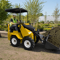 Machinerie de terrassement, chargeuse sur pneus diesel, vente directe d'usine, mini-chargeuse compacte SX-S390 pour projets de construction
