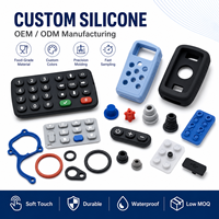 Moulages en caoutchouc silicone personnalisés OEM ODM, claviers, joints, couvercles, bouchons, bagues, fabriqués selon vos dessins, directement de l'usine