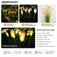Lumières LED artificielles en forme de lys pour l'extérieur et l'intérieur, pour Noël, les remises de diplômes, le jardin, résistantes aux UV, imperméables, pour les événements et les fêtes