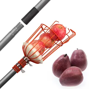Ausziehbarer Aluminium-Teleskop-Wasser pfosten Tracked Cherry Picker Fruit Picker Teleskop Small Cherry Picker