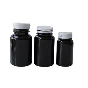 Usine 100cc HDPE flacons de pilules pour emballage de chocolat pharmaceutique ambre brun Boston rond bouteille de médecine en plastique pour animaux de compagnie - Product Image 5