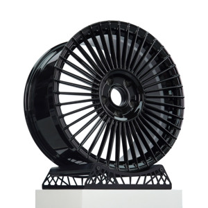 KE 5x112 5x114.3 5x120 Multi <strong>Spokes</strong> Black Alloy <strong>Wheels</strong> 18 19 20 21 22 Inch Rims for Benz BMW Mercedes W222 W221 Maybach W212 - Product Image 3