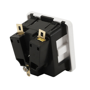 EU 3 <strong>Pin</strong> <strong>Universal</strong> Wall Outlet 100V 250V 6A 10A Black White <strong>AC</strong> Power <strong>Socket</strong> for Kitchen Appliances - Product Image 4
