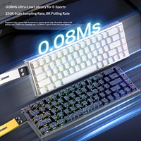 Teclado para Juegos ATTACK SHARK X68MAX de Aleación de Aluminio con Interruptor Magnético, 8K Polling, Mecánico CNC, Luz RGB