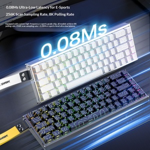 Clavier de jeu ATTACK SHARK X68MAX en alliage d'aluminium avec interrupteurs magnétiques, fréquence de polling 8K, mécanique CNC, éclairage RGB - Product Image 4