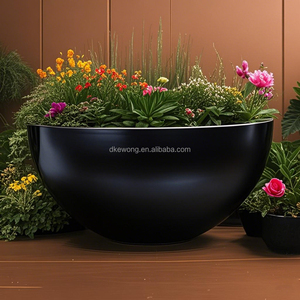 H058 Simple Custom OEM ODM <b>Tree</b> Planter Flower <b>Pot</b> Fiberglass Durable Elegant Indoor Outdoor Lobby Street Shopping Mall Planters - Product Image 6