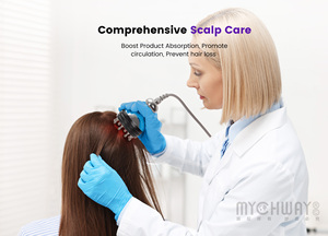 Máquina de belleza para masaje del cuero cabelludo para el crecimiento del cabello, Analizador de crecimiento del cuero cabelludo con microcorriente, tratamiento del cuero cabelludo, máquina anticaída - Product Image 5