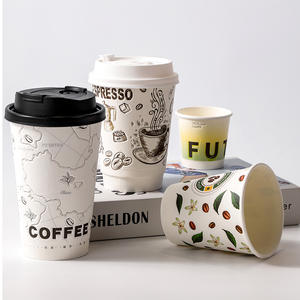 LOKYO personalizzato stampato personalizzato 8oz 12oz 16oz 22oz 3D goffratura floccata doppia parete singola parete <span class=keywords><strong>tazze</strong></span> di carta per caffè caldo - Product Image 6